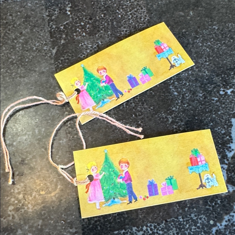 Vintage Christmas Wrapping Tags